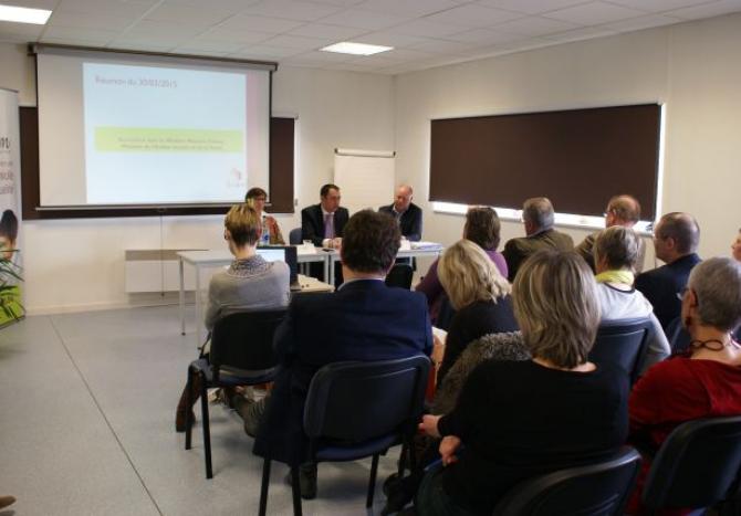 Rencontre des affiliés à la FEDOM avec le Ministre Prévot